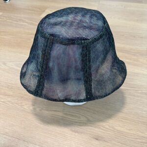 South2west8 Black,blue,pink Mesh Bucket Hat